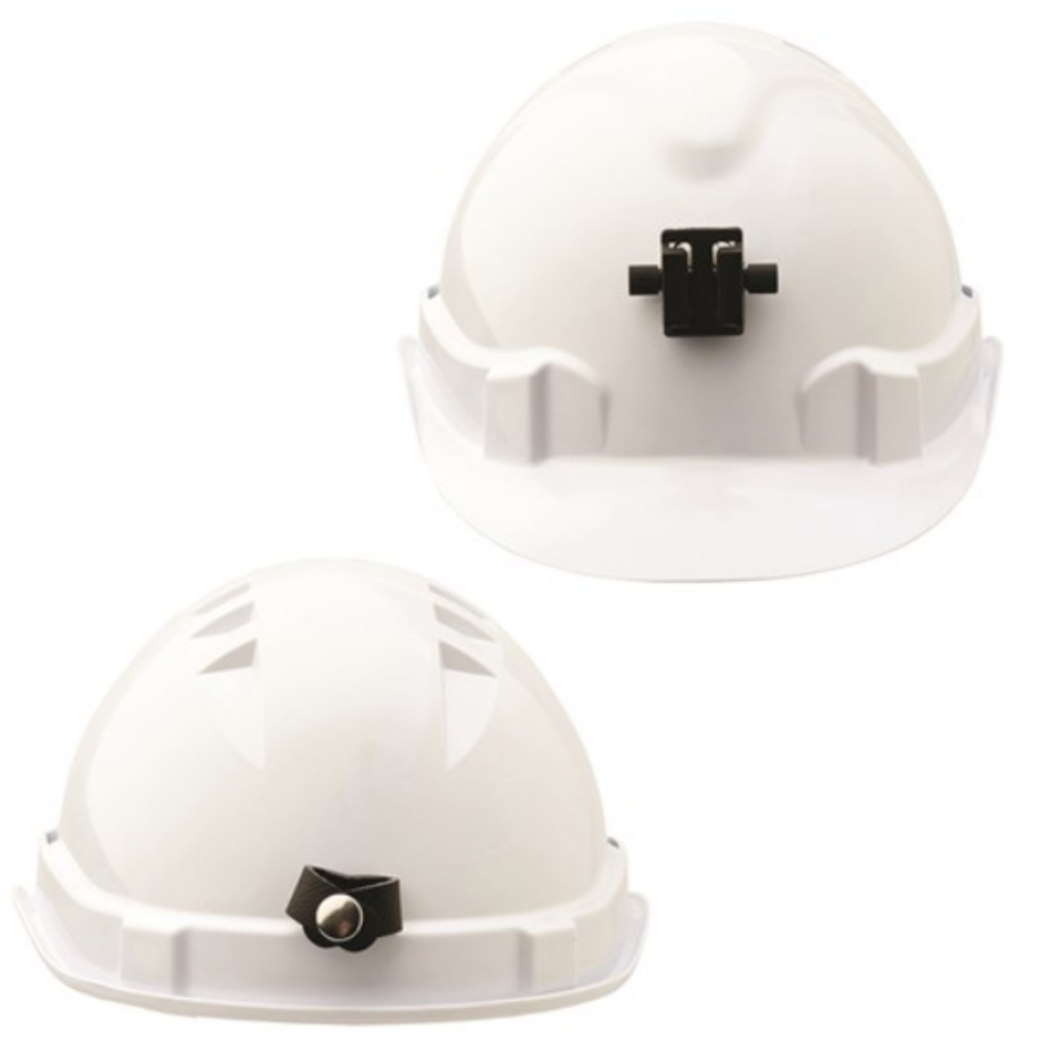 Picture of HARD HAT (V6) - VENTED, 6 POINT PUSH-LOCK HARNESS C/W LAMP BRACKET IN WHITE