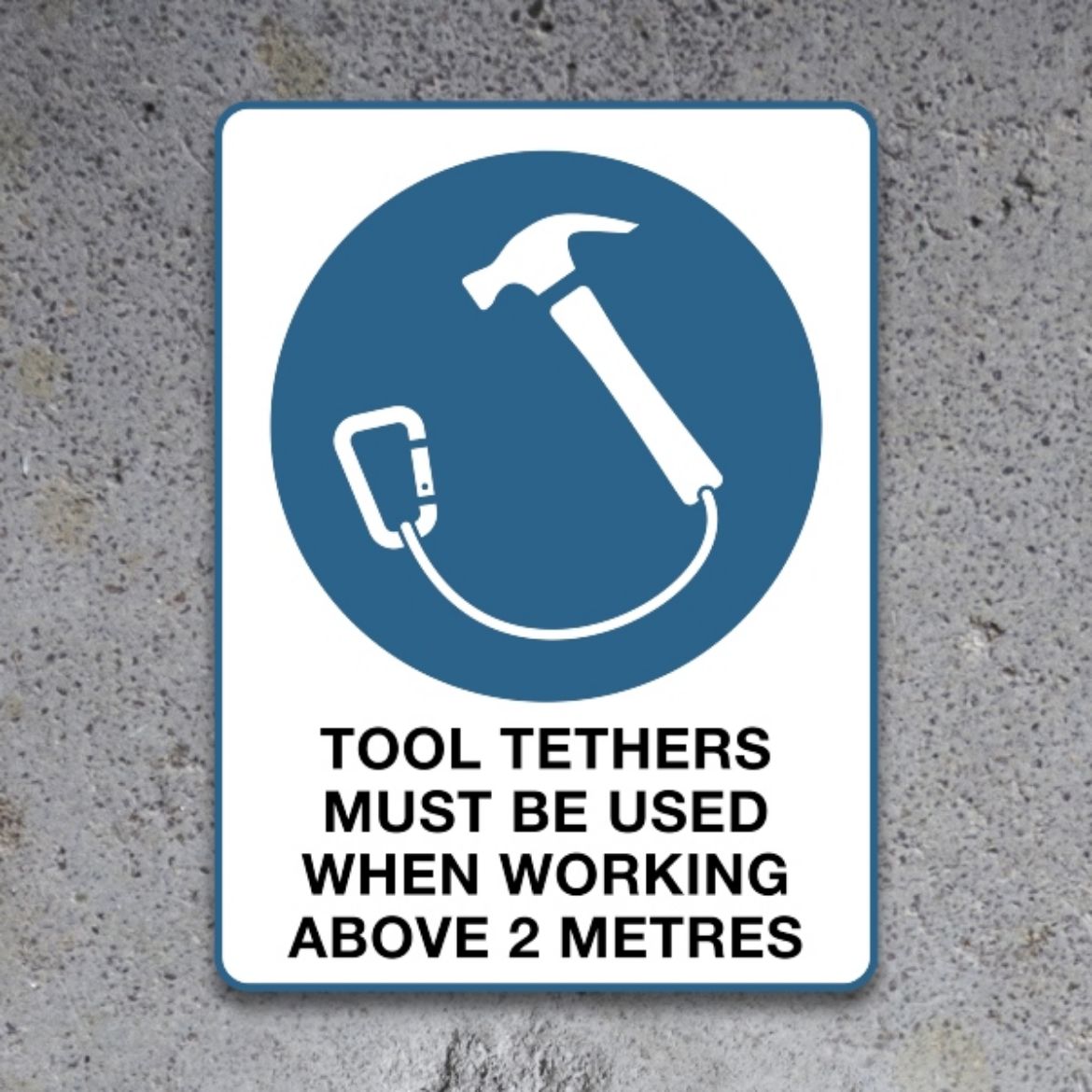 Picture of MANDATORY TOOL TETHERS SIGN