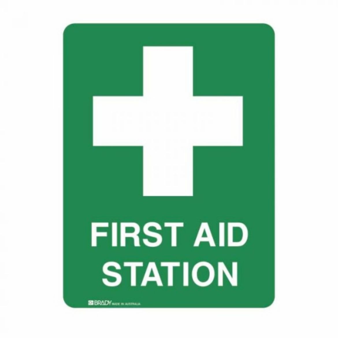 Picture of FIRST AID STATION SIGN 600MM (H) X 450MM (W) MULTIFLUTE