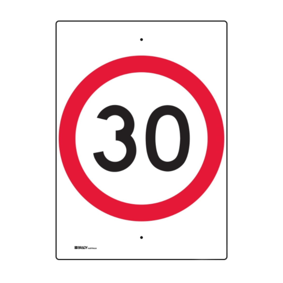 Picture of REG SPEED LIMIT SIGN - 30 600MM (H) X 450MM (W) C1 REFLECTIVE ALUMINIUM