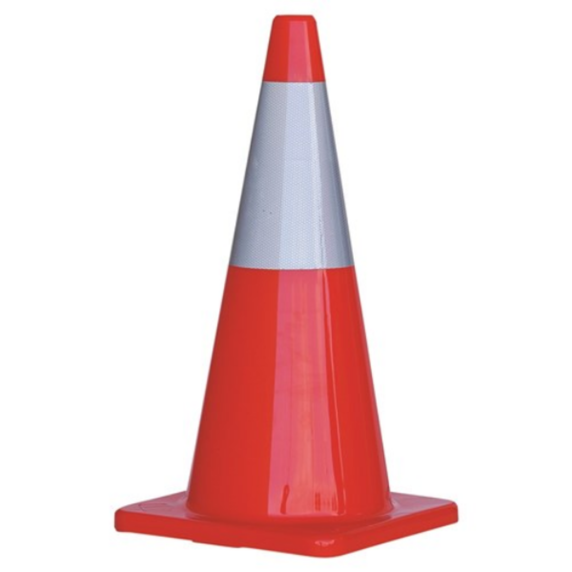 Picture of ORANGE TRAFFIC CONE WITH REFLECTIVE STRIP - 700MM