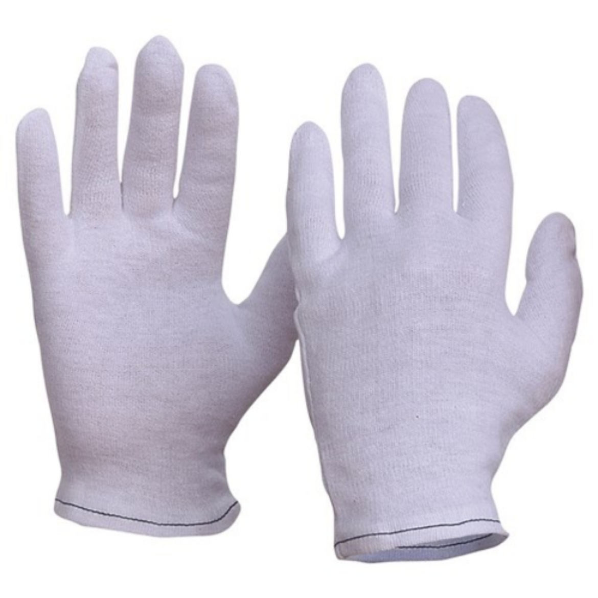 Picture of INTERLOCK POLY/COTTON LINER, HEMMED CUFF GLOVES - MENS. MOQ - 12