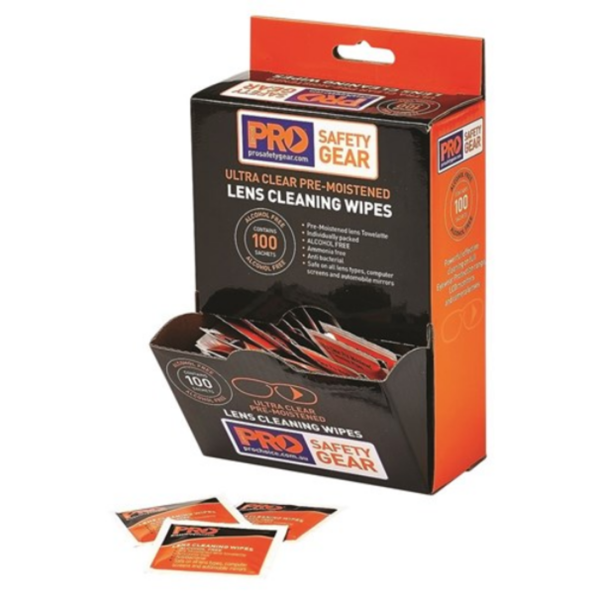Picture of LENS CLEANING WIPES, ALCOHOL FREE