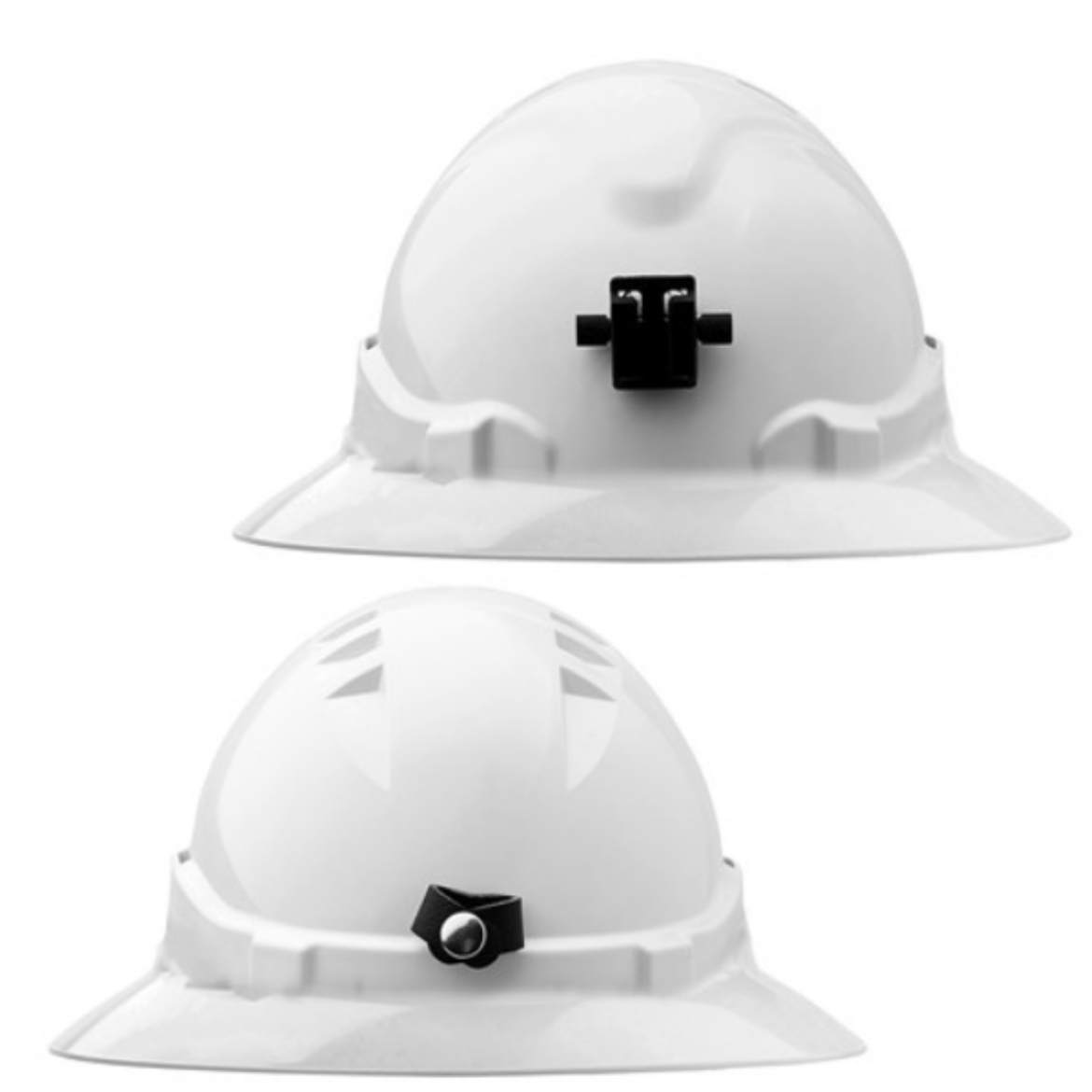 Picture of HARD HAT (V6) - VENTED, FULL BRIM, 6 POINT RATCHET HARNESS C/W LAMP BRACKET. AVAILABLE IN  WHITE