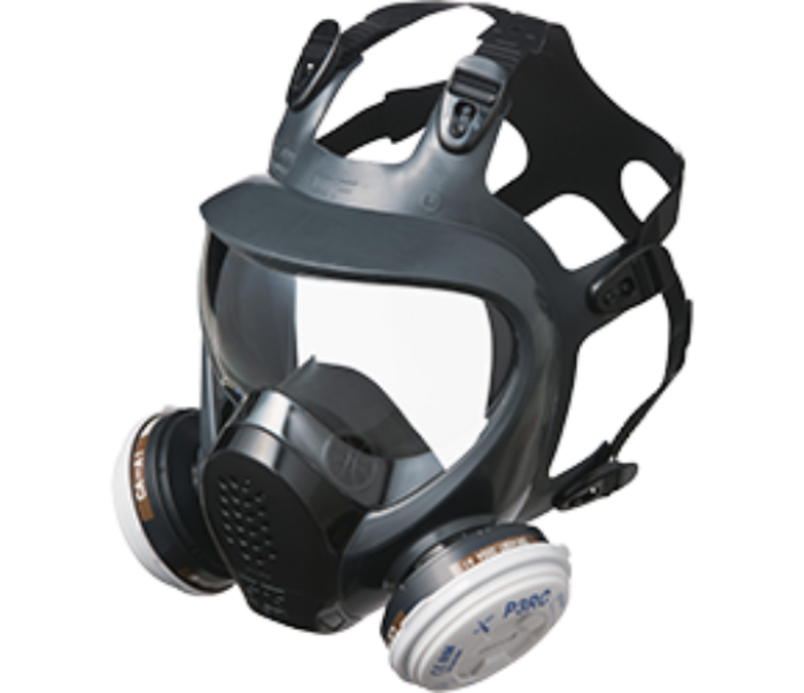 Picture of MAXISAFE PROFESSIONAL TWIN FULL FACE RESPIRATOR - TPE, LARGE