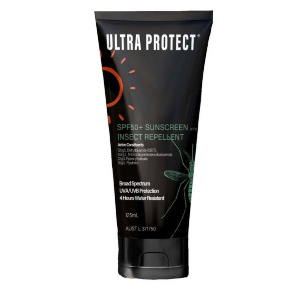 Picture of ULTRA PROTECT SPF50+ SUNSCREEN WITH INSECT REPELLENT TUBE 125ML (REPLACEMENT FOR 510100) - GST FREE