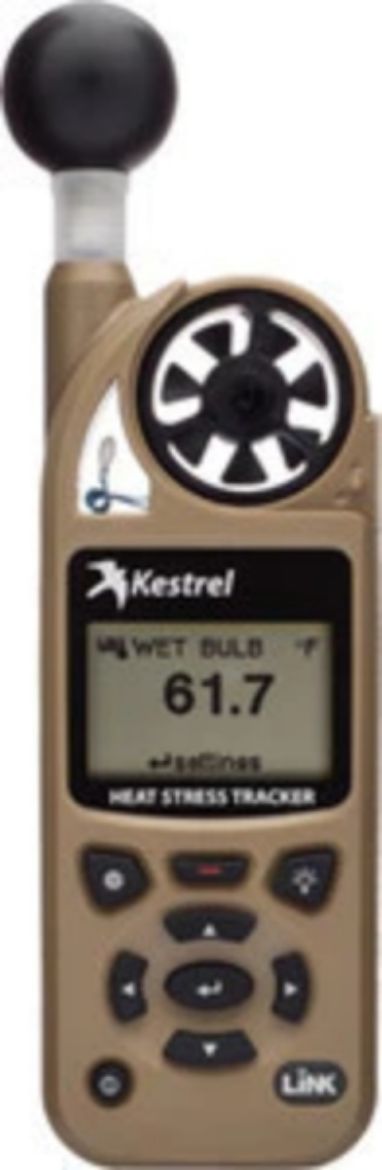Picture of KESTREL 5400 HEAT STRESS TRACKER + VANE MOUNT (SPECIAL ORDER ONLY) - DESERT TAN