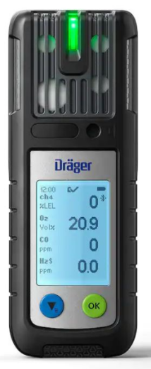 Picture of DRÄGER X-AM 2800 SET: EX, O2, CO, H2S - INCL. POWER SUPPLY (RECHARGEABLE BATTERY) AND WITH CHARGER/POWER SUPPLY UNIT