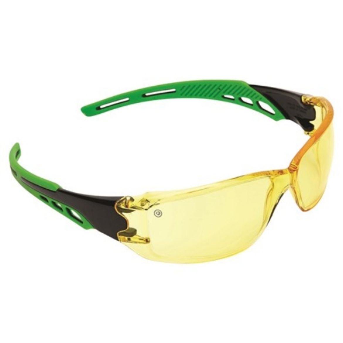 Picture of CIRRUS - AMBER LENS, ANTI-FOG, POLYCARBONATE FRAME WITH SOFT GREEN ARMS