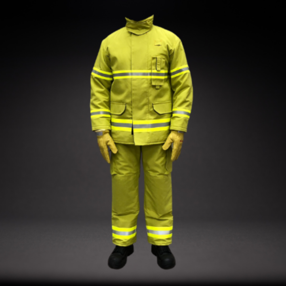 Picture of BTECH 1 STRUCTURAL FIREFIGHTING JACKET AND PANTS. SIZE SMALL