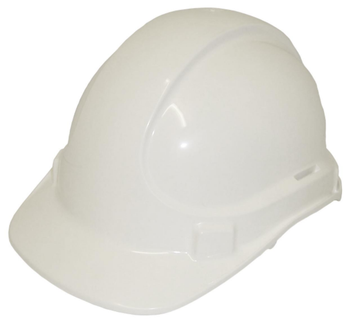 Picture of TA560:WH SAFETY HELMET ABS (TYPE 1) UNVENTED WHITE