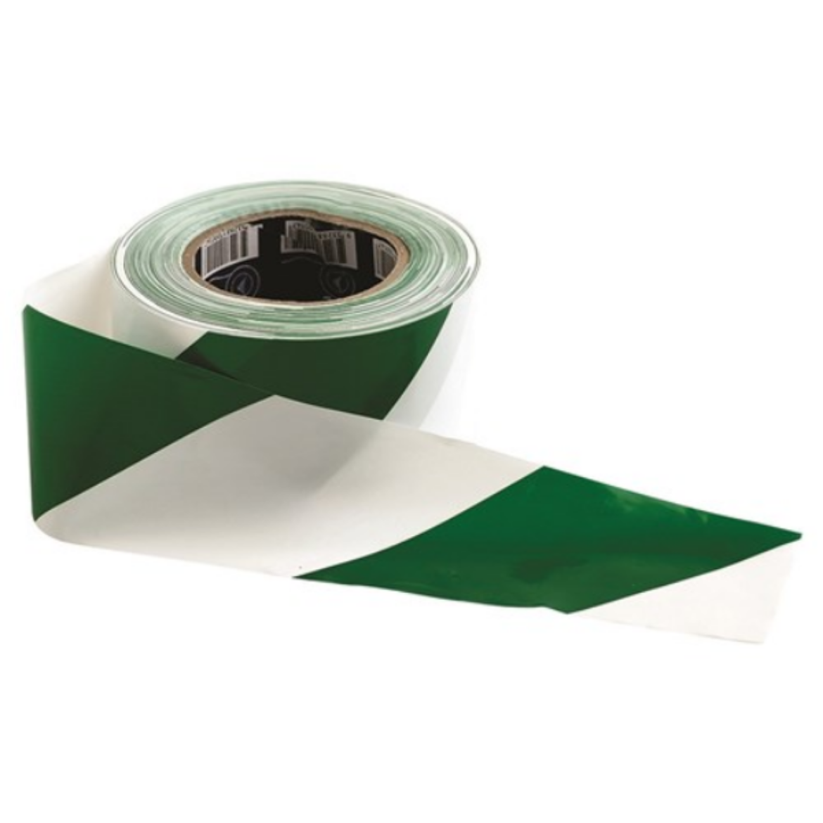 Picture of GREEN/WHITE HAZARD TAPE - 100M X 75MM