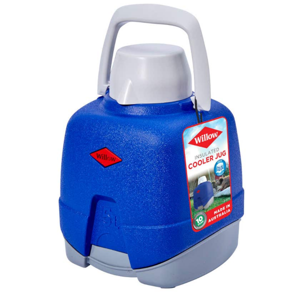Show details for WILLOW JUG COOLER NO TAP BLUE 5L Picture of WILLOW JUG COOLER NO TAP BLUE 5L