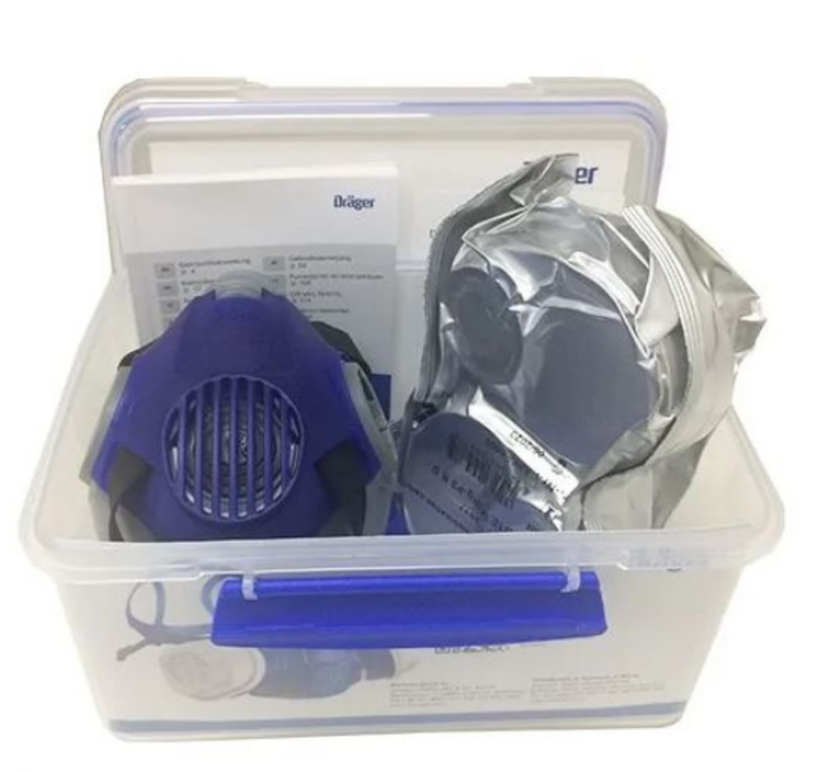 Picture of X-PLORE 3500 HALF FACE RESPIRATOR LARGE WITH ABEK1HG P2/P3 KIT