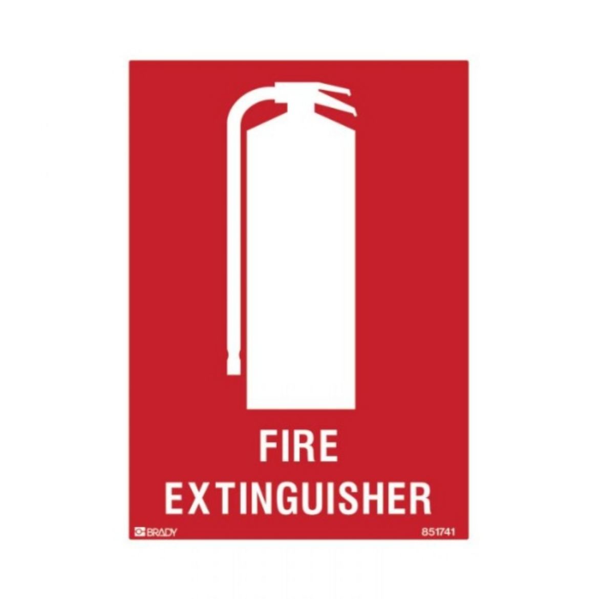 Picture of FIRE EXTINGUISHER LABELS, SELF ADHESIVE VINYL 125MM(H) X 90MM(H)