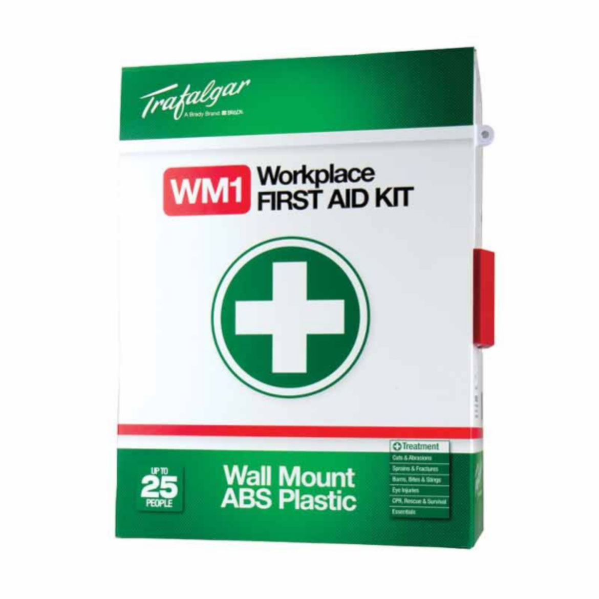 Picture of WM1 WORKPLACE FIRST AID KIT WALL MOUNT - ABS PLASTIC CASE