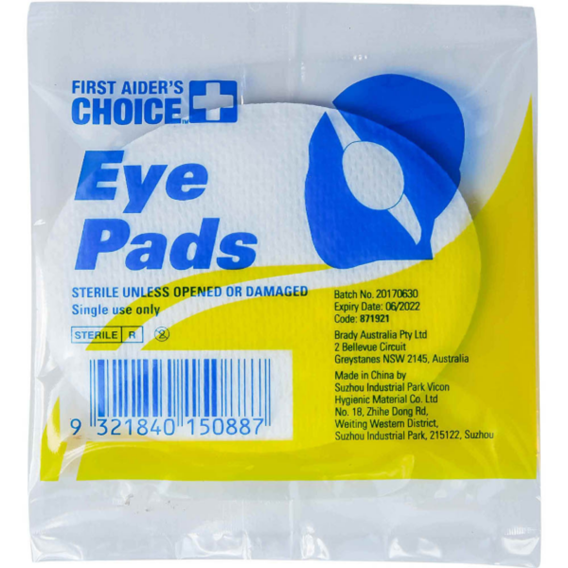 Picture of FAC EYE PAD SINGLE