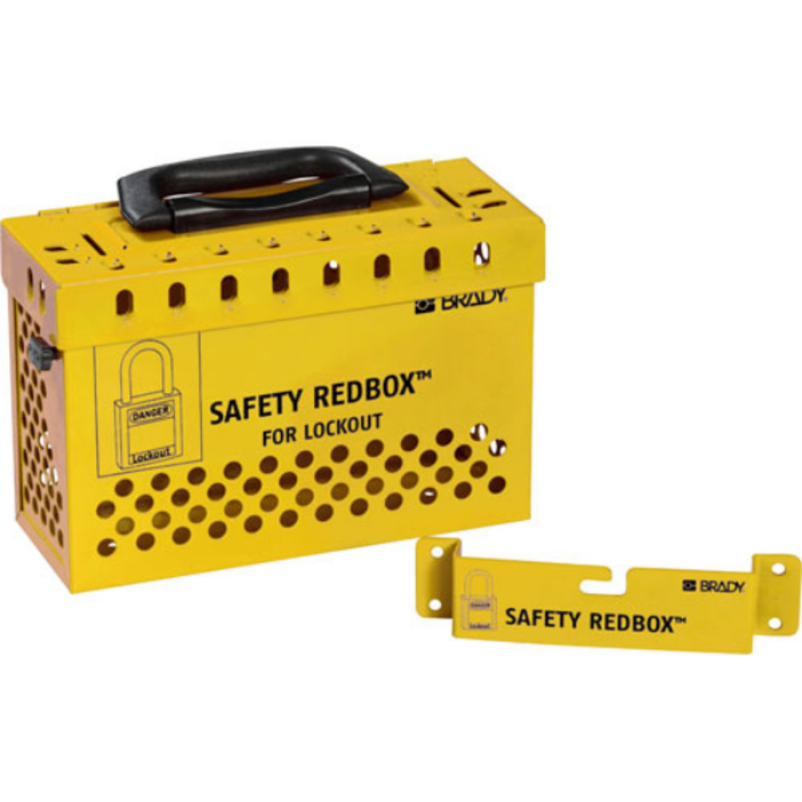 Picture of WALL-MOUNTABLE LOCKBOX WITH QUICK RELEASE - YELLOW