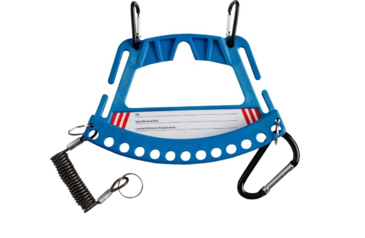 Picture of SAFETY LOCK & TAG CARRIER - BLUE