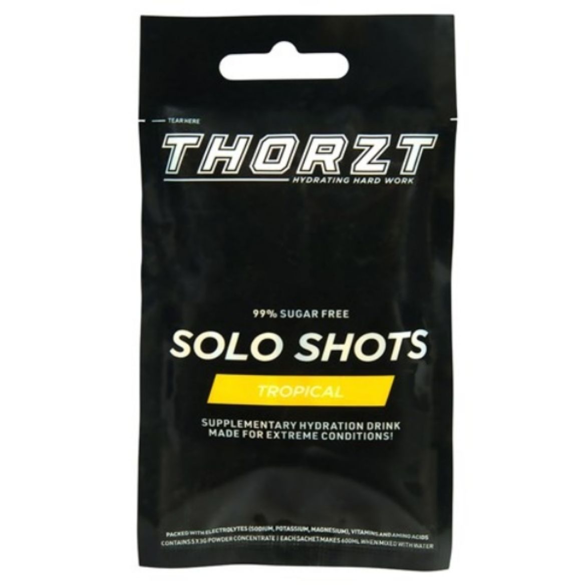 Picture of THORZT FIVE PACK SUGAR FREE SOLO SHOT TROPICAL