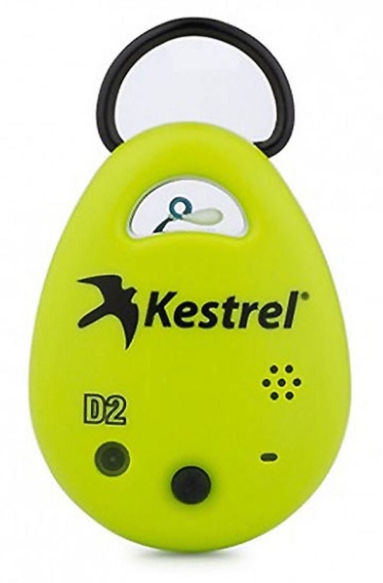 Picture of KESTREL DROP D2AG LIVESTOCK HEAT STRESS MONITOR - HIGH VIZ GREEN