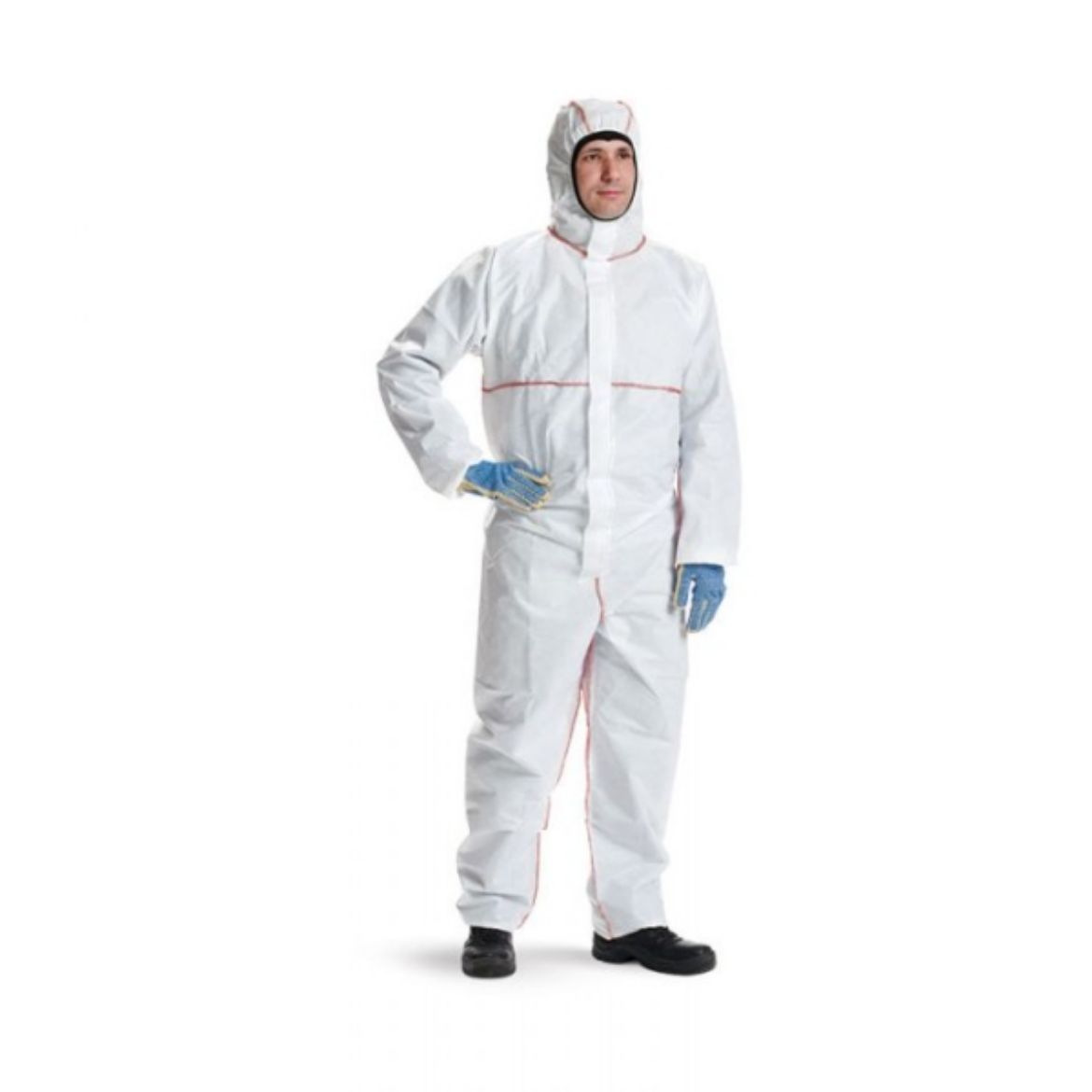 Picture of PROSHIELD FR HOODED SMS COVERALL MED