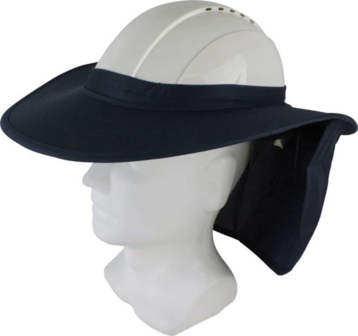 Picture of MAXISAFE HAT BRIM WITH NECK FLAP - NAVY BLUE