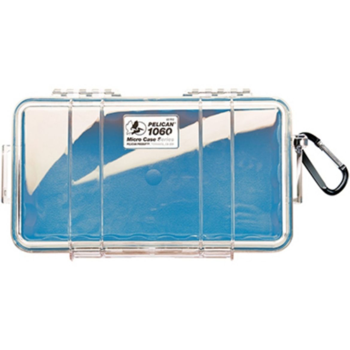 Picture of # 1060 MICRO PELICAN CASE - CLEAR WITH BLUE
