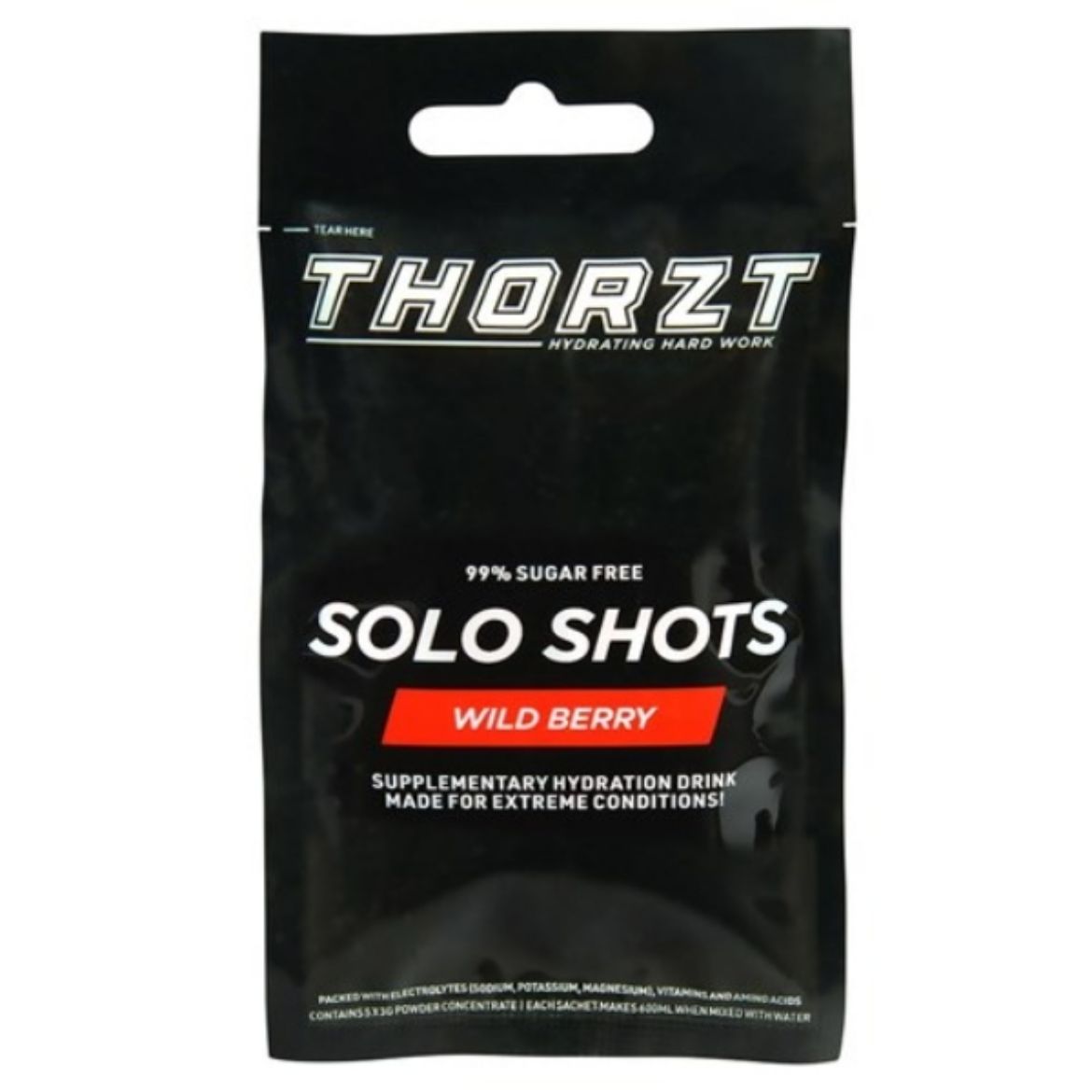 Picture of THORZT FIVE PACK SUGAR FREE SOLO SHOT WILDBERRY