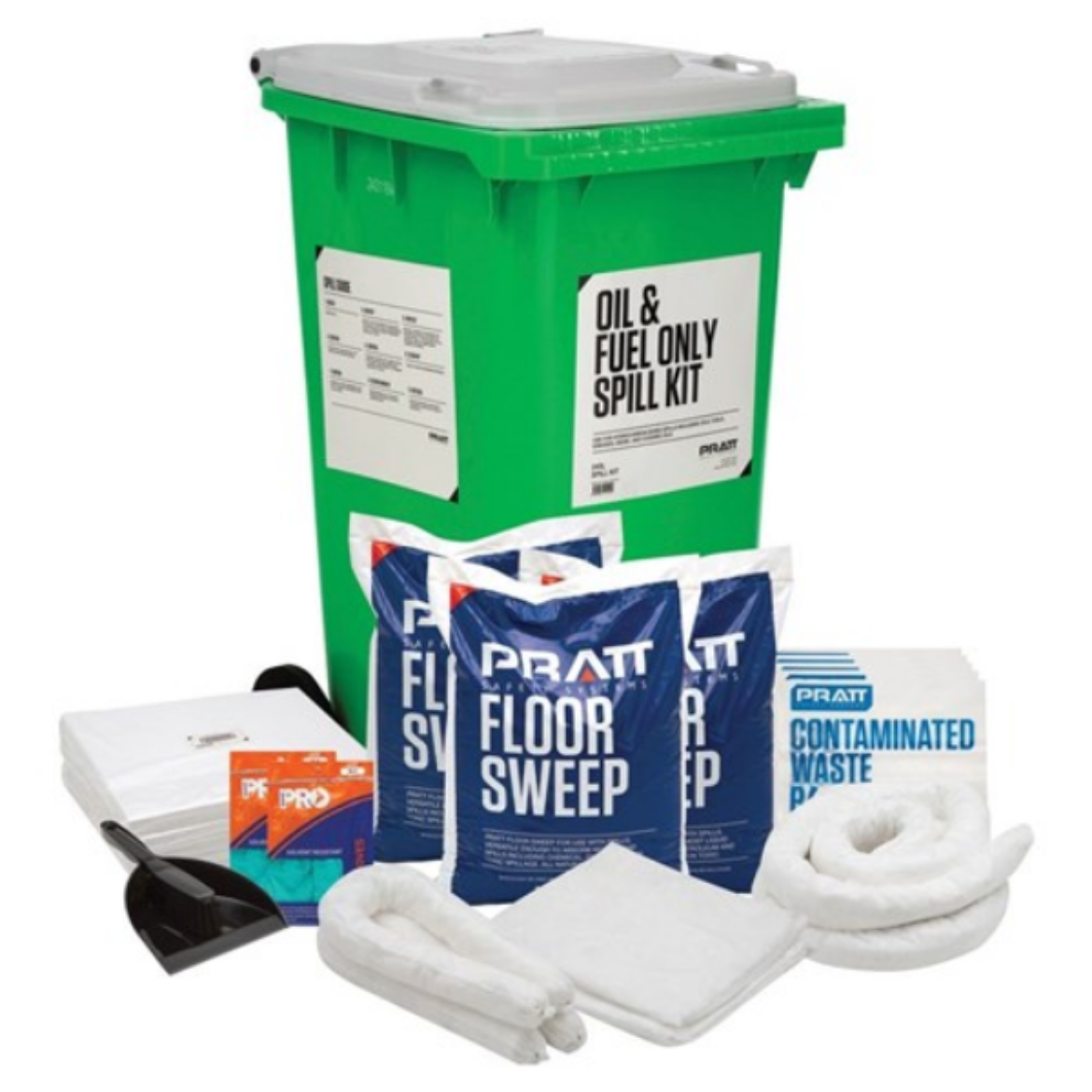 Picture of PRATT 240LTR OIL & FUEL AUS SPILL KIT- WHITE LID