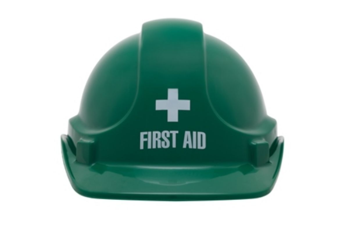 Picture of FIRST AID HARD HAT GREEN