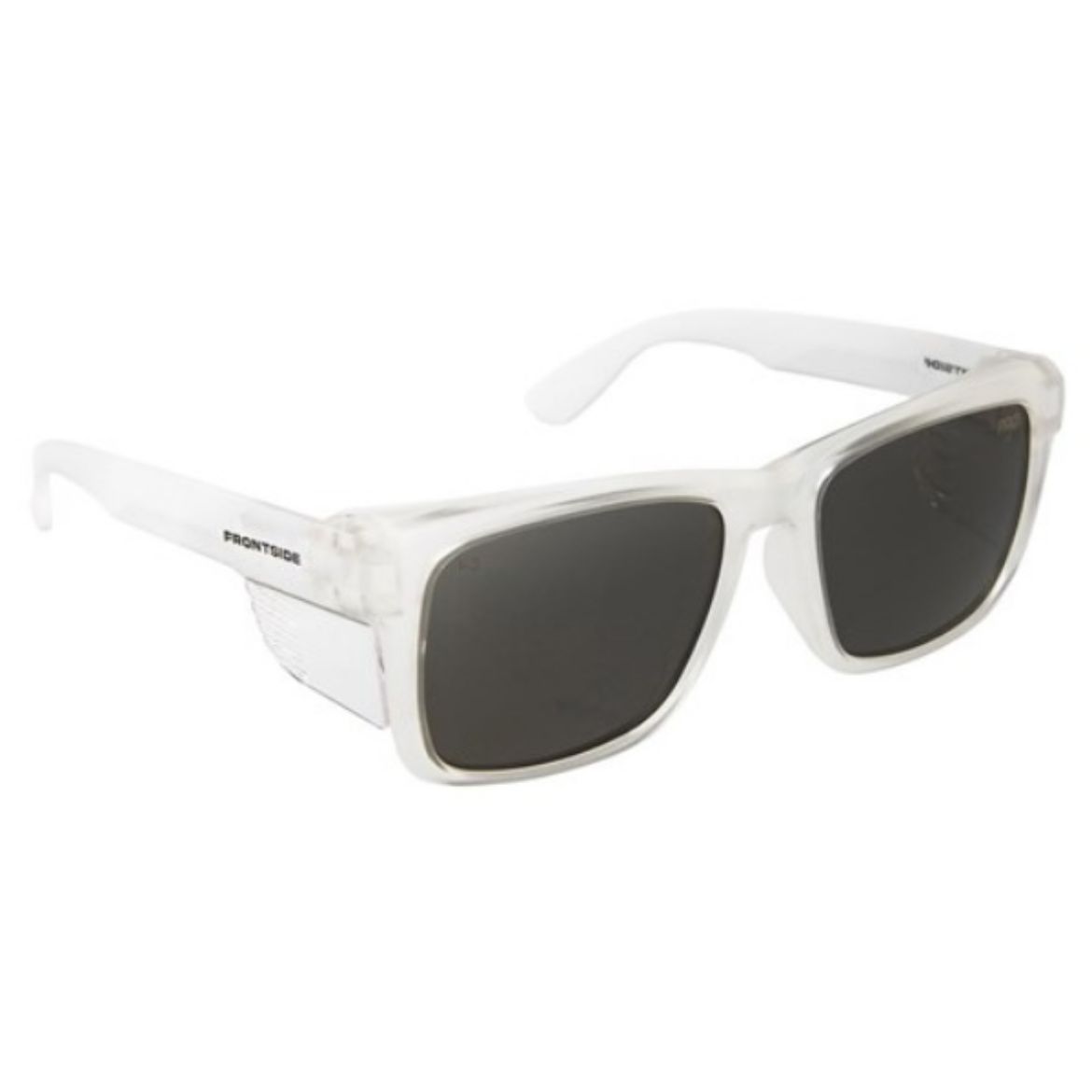 Picture of SAFETY GLASSES FRONTSIDE SMOKE LENS WITH CLEAR FRAME