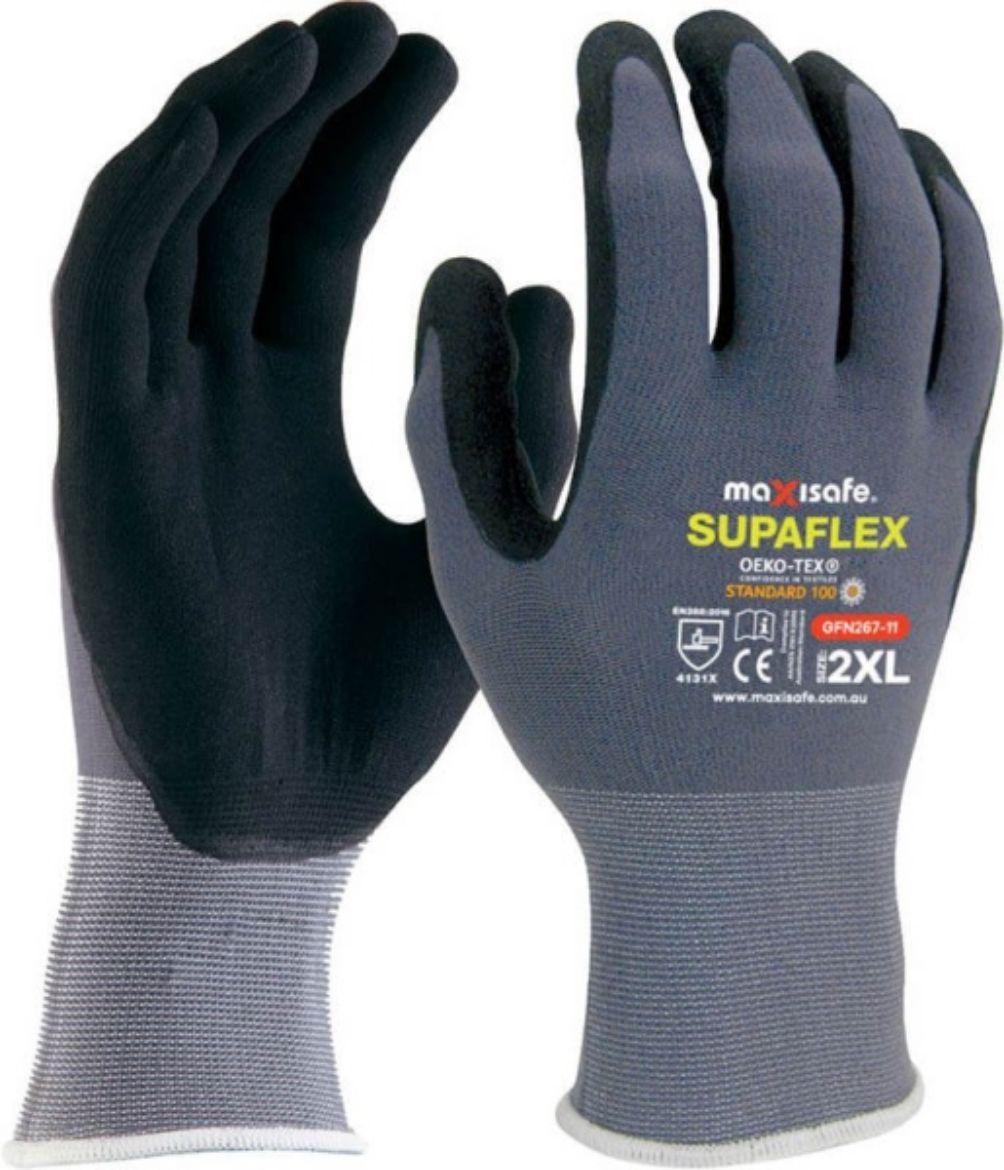 Picture of 'SUPAFLEX' NYLON GLOVE, SUPERFLEX COATING TECHNOLOGY - XSMALL