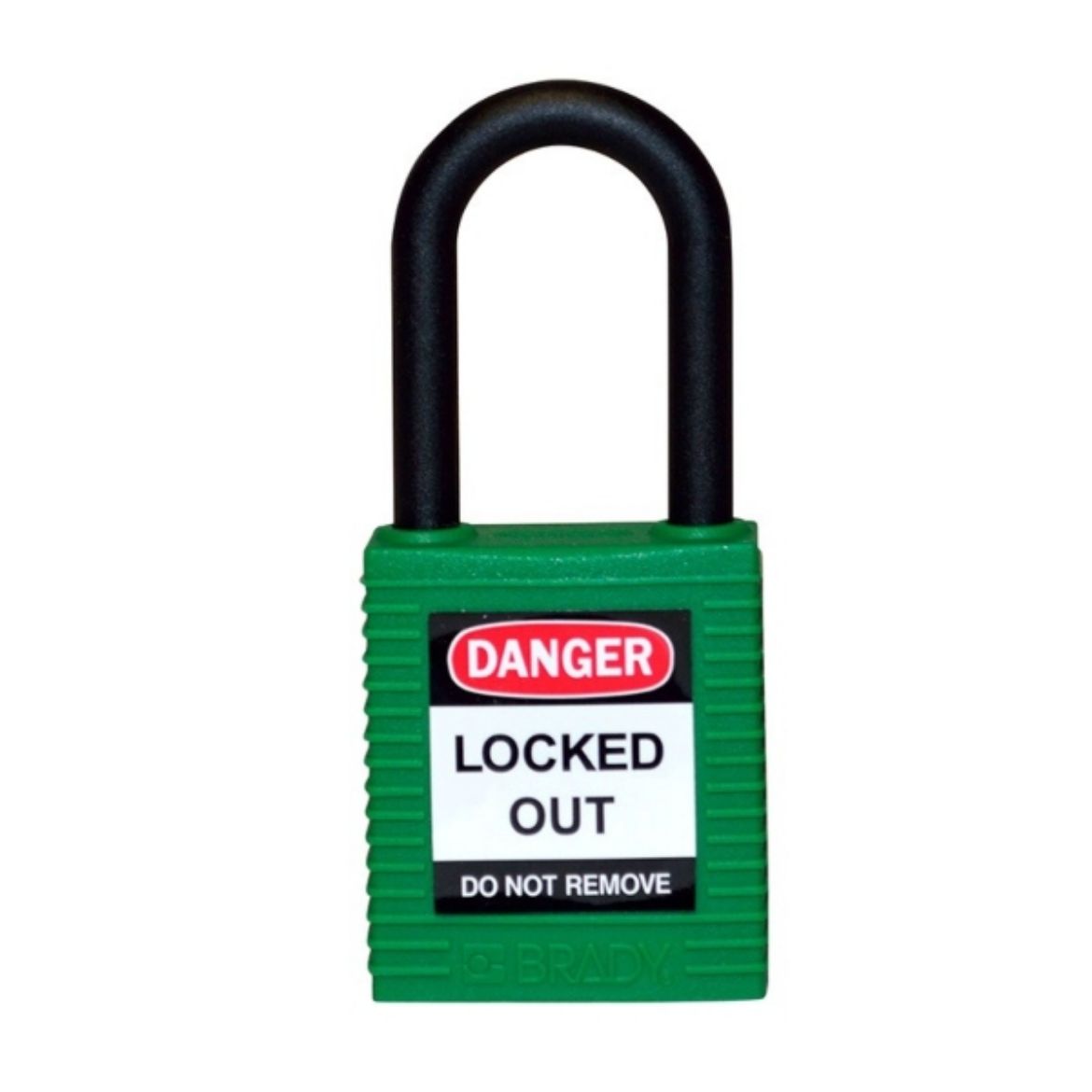 Picture of BRADY SAFETY PADLOCK NYLON - KEYED DIFFERENTLY GREEN