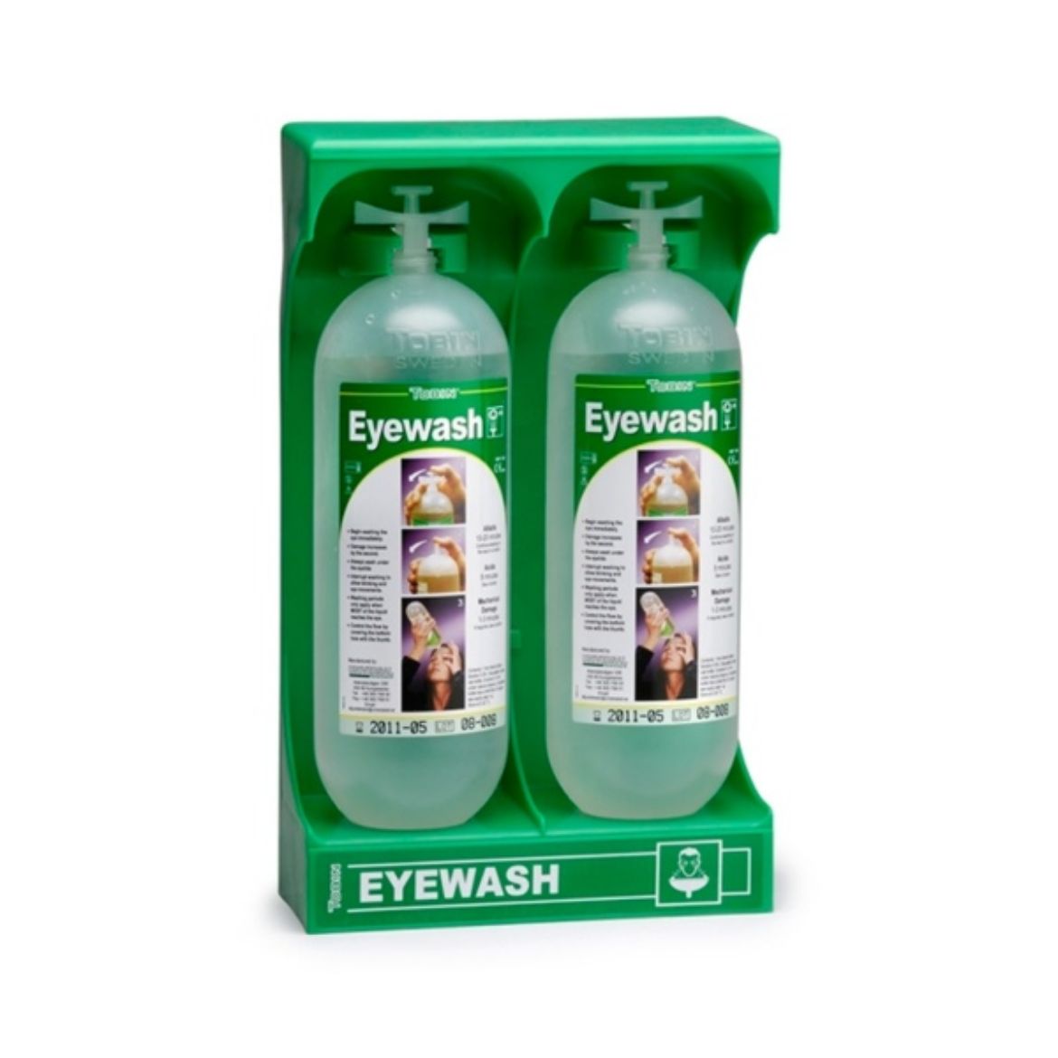 Picture of TOBIN EYEWASH TRANSPORT STAND WITH 2 BOTTLES