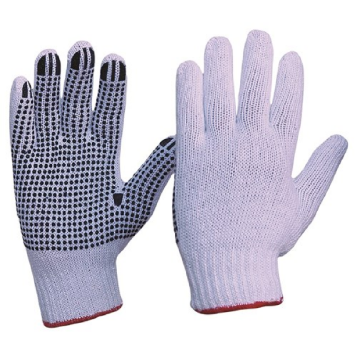 Picture of KNITTED POLY/COTTON WITH PVC DOTS GLOVES - LADIES. MOQ - 12.