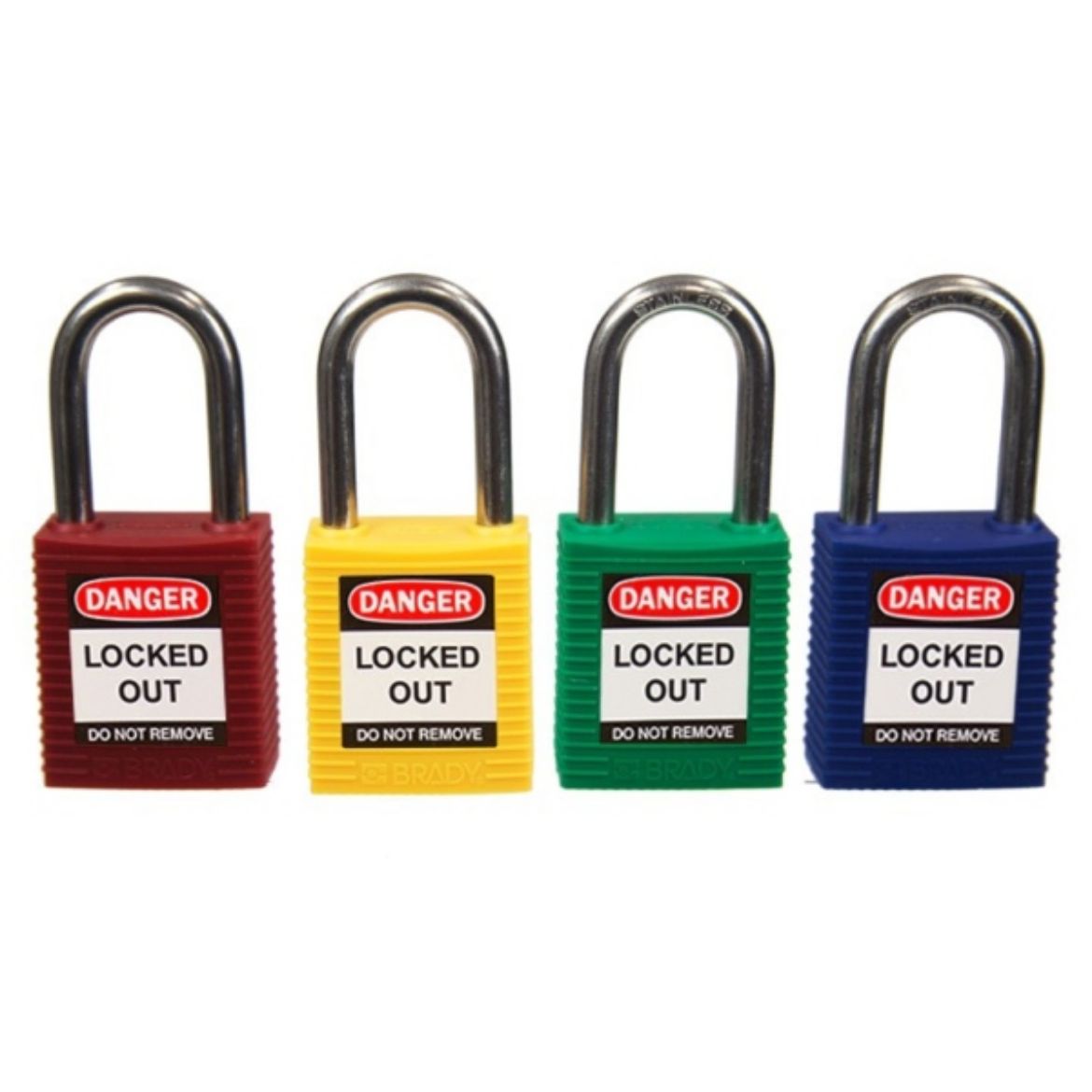 Picture of BRADY SAFETY PADLOCK STEEL - KEYED DIFFERENTLY GREEN