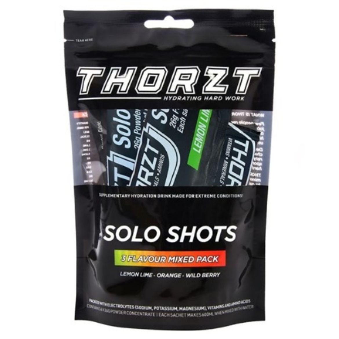 Picture of THORZT LOW GI SOLO SHOT MIXED PACK 26g