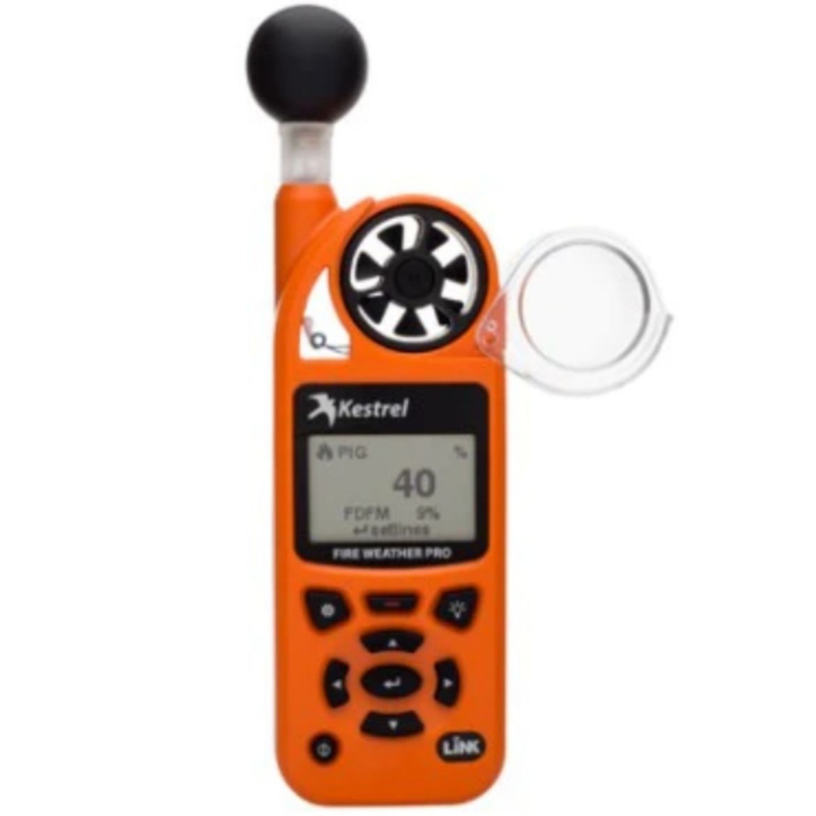 Picture of KESTREL 5400FW FIRE WEATHER METER PRO WBGT WITH LINK, COMPASS AND VANE MOUNT - SAFETY ORANGE