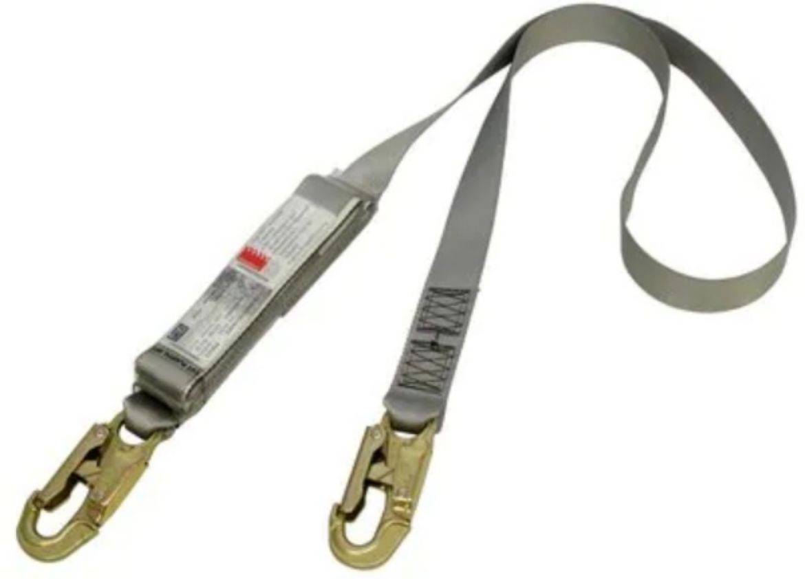 Picture of Z90203636 SHOCK ABSORBING LANYARD 2M - DOUBLE ACTION SNAP HOOK BOTH ENDS
