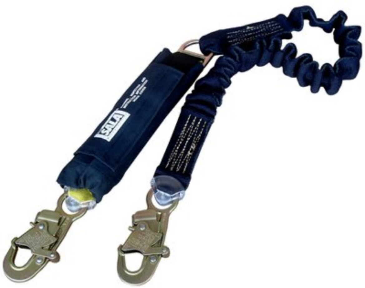 Picture of Z90200909NKE DBI-SALA SHOCK ABSORBING WELDERS LANYARD, ELASTICATED 2.0M WITH DOUBLE ACTION SNAP HOOKS ON ALL CONNECTIONS