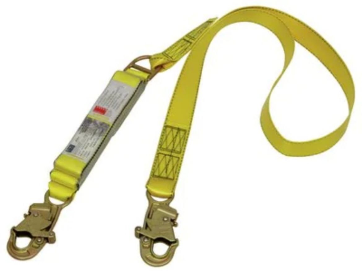Picture of Z91200909 DBI-SALA SHOCK ABSORBING RESIST TECHNOLOGY WEBBING 2.0M WITH DOUBLE ACTION SNAP HOOKS ON ALL CONNECTIONS