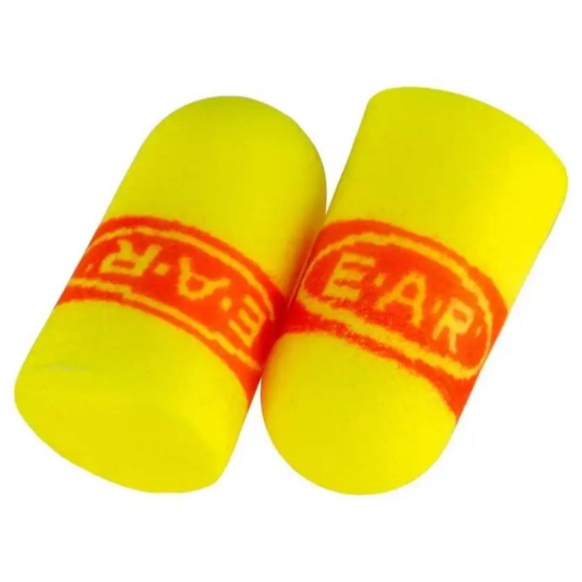 Picture of 312-1256 REGULAR SIZE YELLOW WITH RED BAND UNCORDED EARPLUGS IN POLYBAG CLASS 4 SLC80 24DB