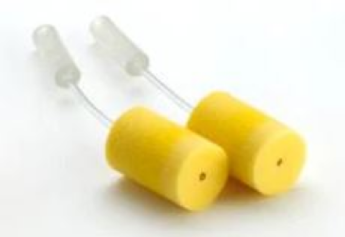 Picture of 393-2007-50 EARFIT™ VALIDATION TEST PLUGS YELLOW CLASSIC PLATINUM PROBED TEST EARPLUGS