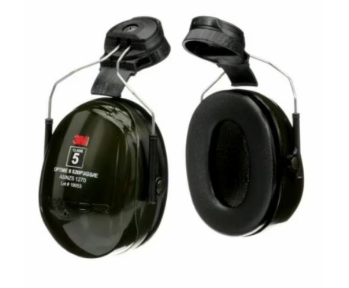 Picture of H520F HV PELTOR OPTIME II SERIES HELMET ATTACHMENT FORMAT EARMUFFS CLASS 5 SLC80 32DB