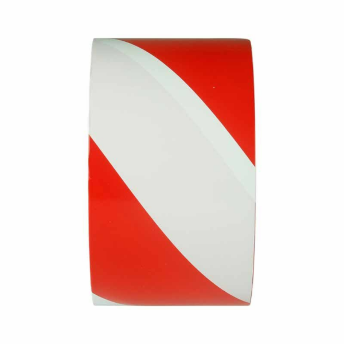 Picture of STANDARD BARR TAPE RED/WHITE DIAGONAL 75MM