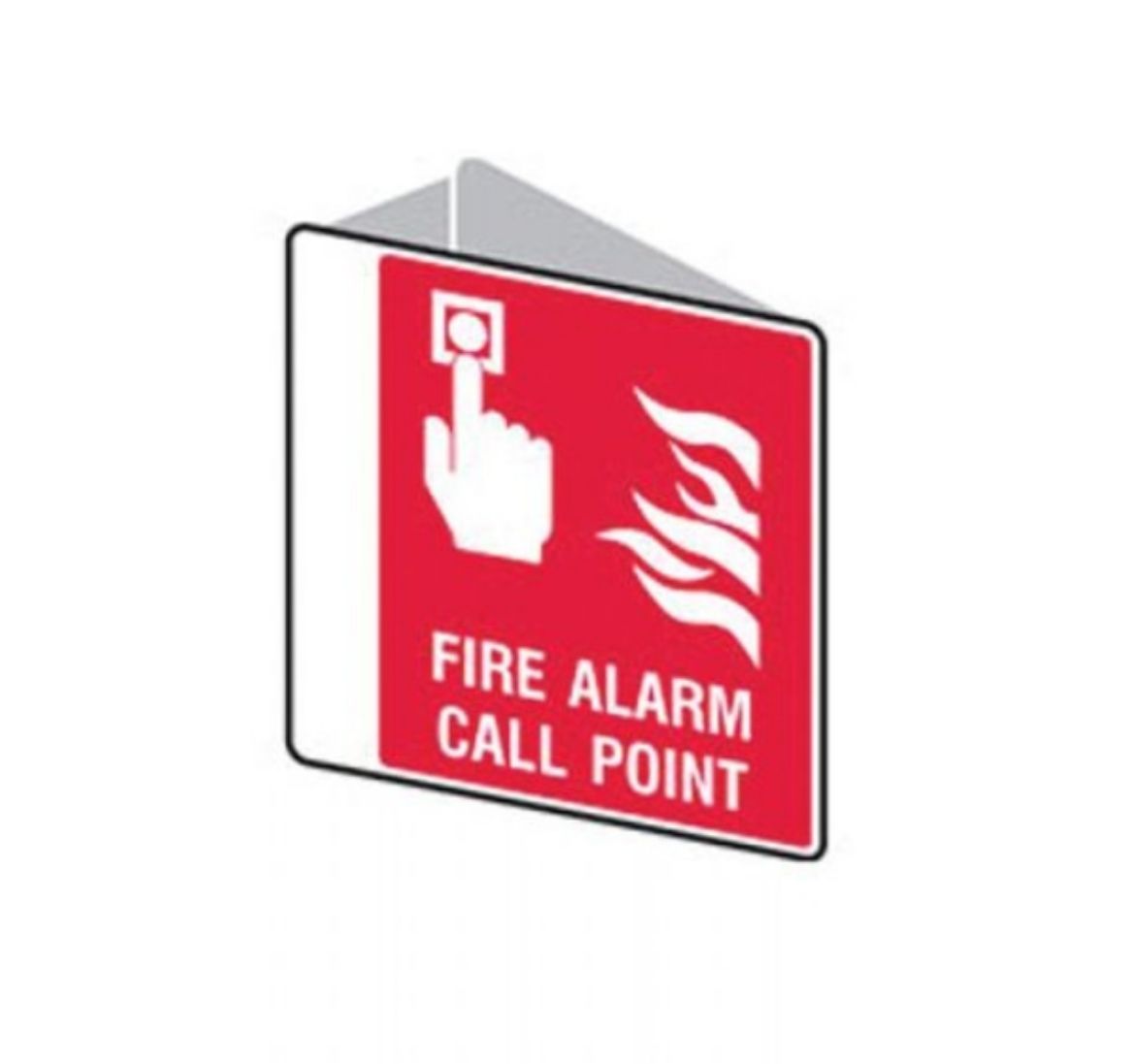 Picture of DOUBLE SIDED FIRE SIGN -  FIRE ALARM CALL POINT