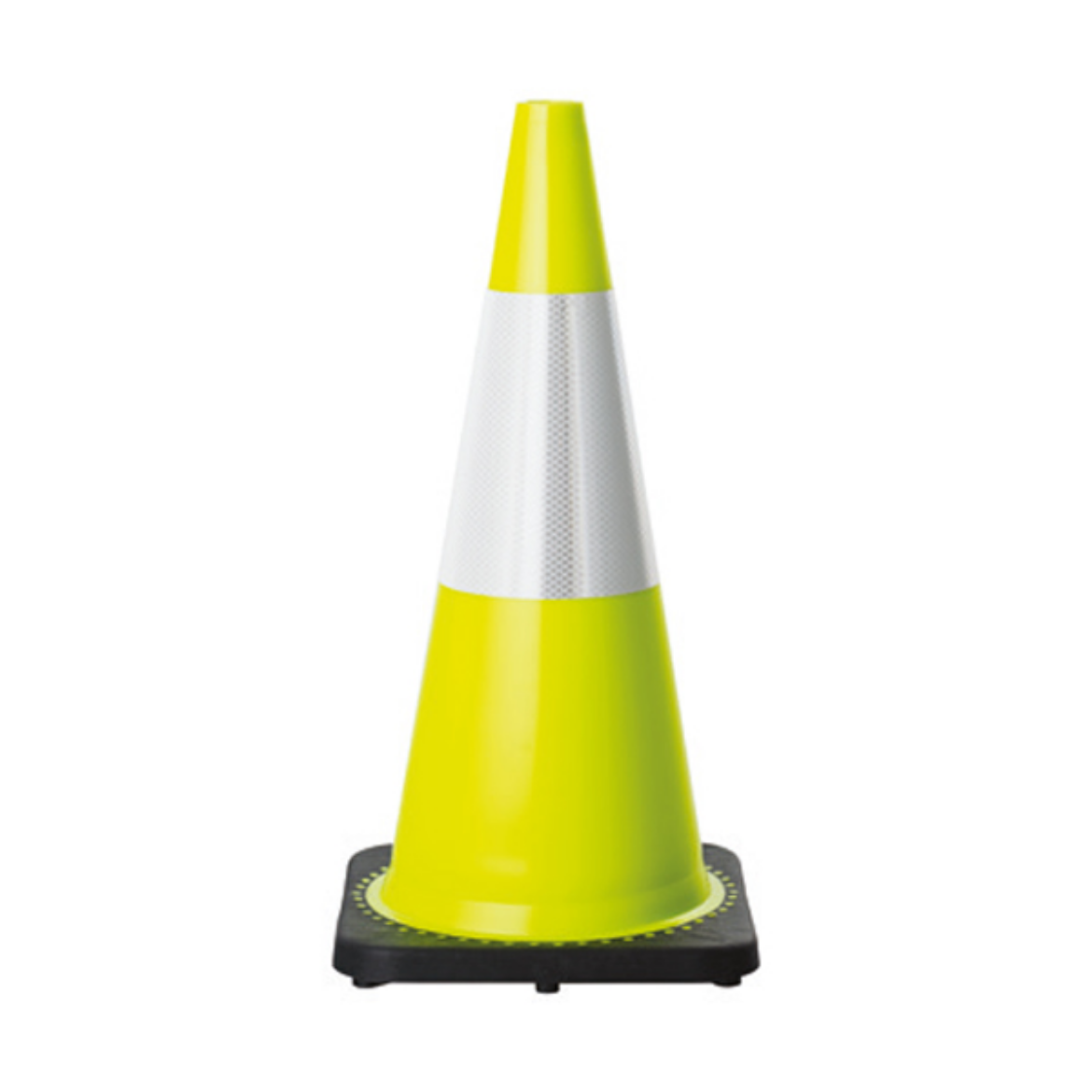 Picture of HI VIS BLAST CONE 700MM LIME WITH REFLECTIVE TAPE