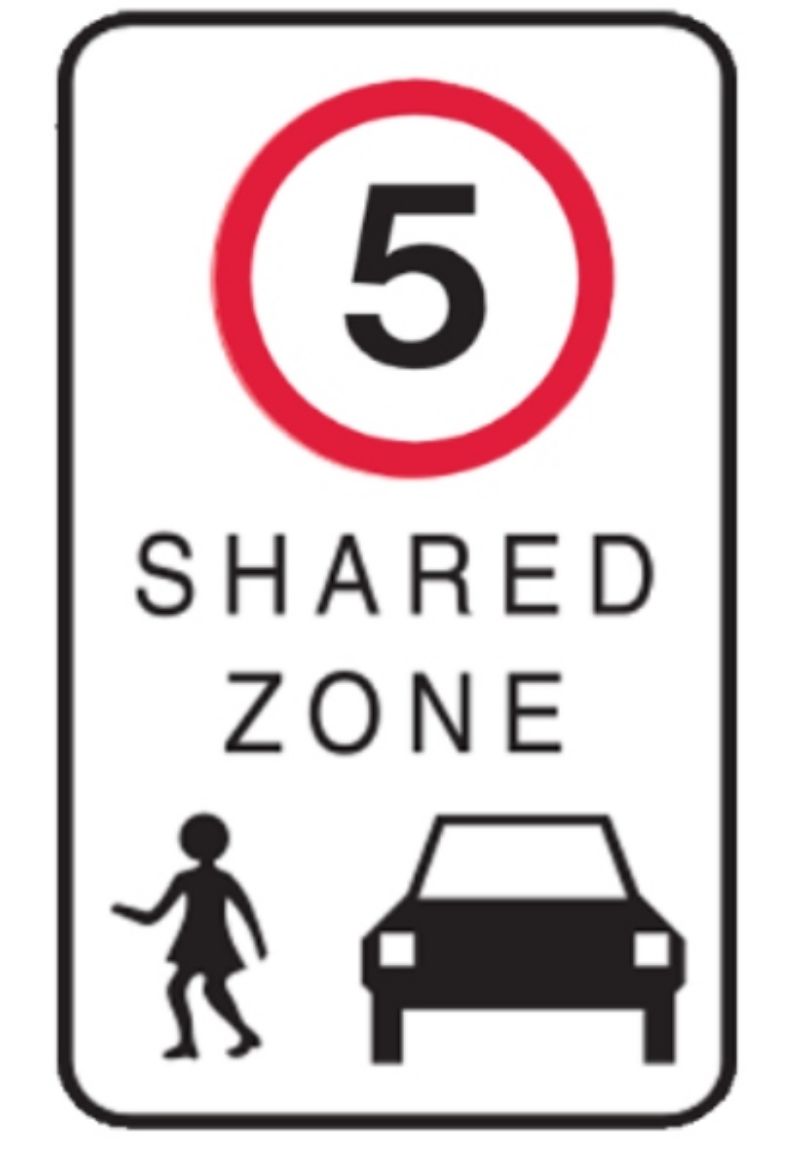 Picture of REGULATORY SCHOOL SIGN 5 SHARED ZONE