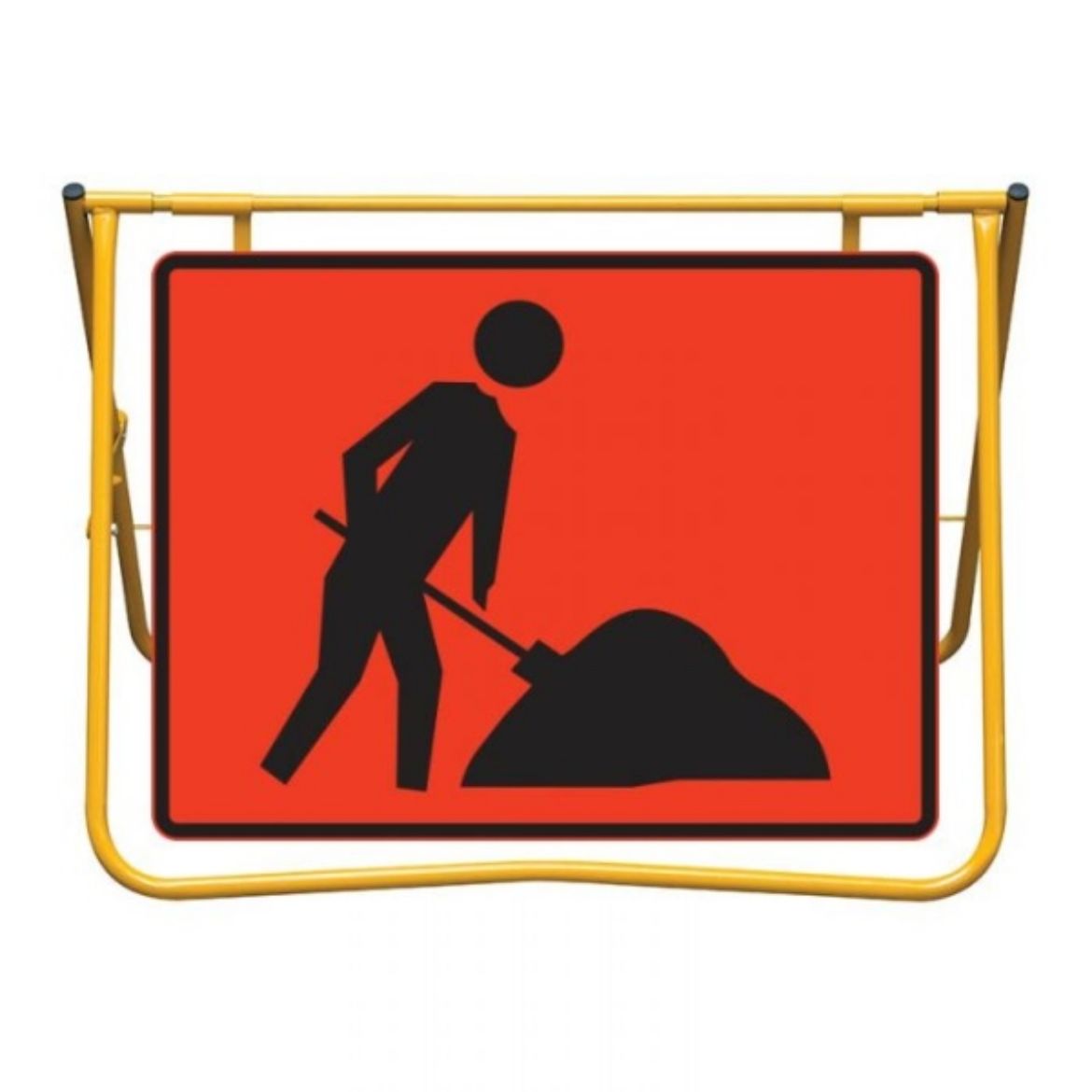 Picture of WORKMEN SYMBOL SIGN AND SWINGSTAND KIT 900MM (W) X 600MM(H)